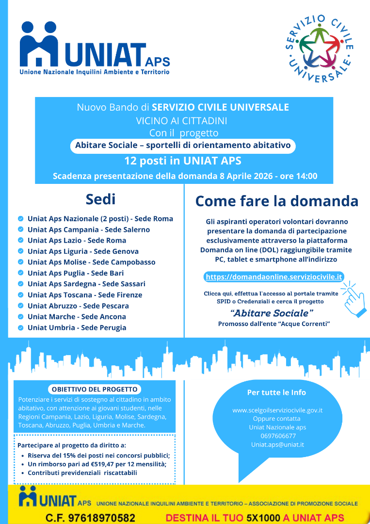 Informativa SCU 2026 Informativa SCU 2026